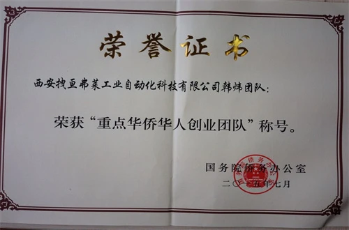 Key overseas Chinese entrepreneurship team
